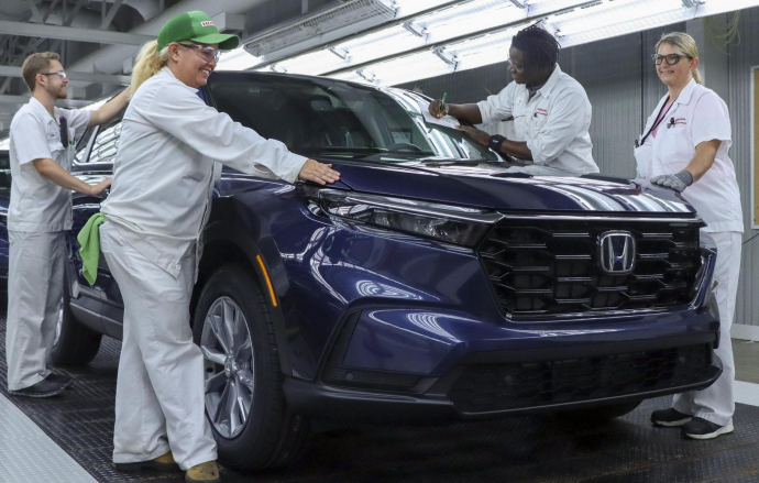 รถใหม่ Honda CR-V ปี 2023 เริ่มผลิตแล้ว ในอเมริกาเหนือ