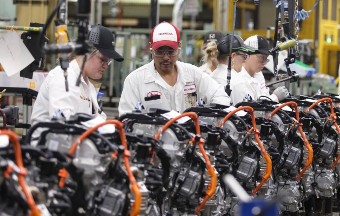 รถใหม่ Honda CR-V Hybrid ปี 2023 เริ่มผลิตในอเมริกาเหนือแล้ว