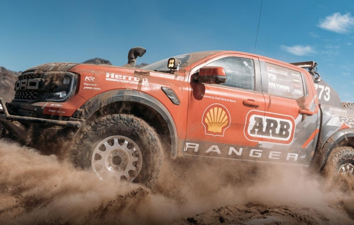 เปิดภาพไดโนเสาร์ตัวแข่ง Ford Ranger Raptor Rally Version พร้อมแข่งรายการ Baja 1000 ปีนี้แล้ว
