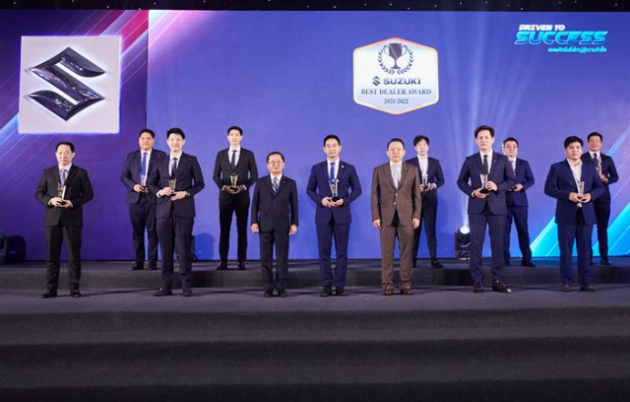 SUZUKI ประกาศรางวัล Best Dealer Award 2022 และเผยเป้าปีนี้ 27,000 คัน