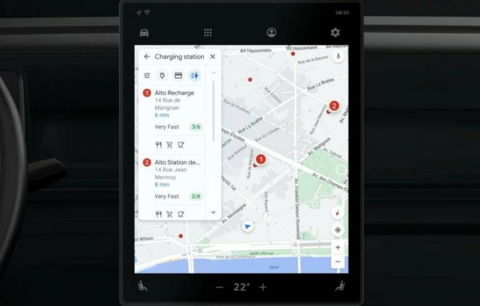 Google Maps ในรถสามารถค้นหาสถานีชาร์จ EV ได้ง่ายยิ่งขึ้น