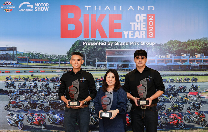 ไทรอัมพ์ มอเตอร์ไซเคิลส์ กวาด 3 รางวัลเวที Thailand Bike of The Year 2023