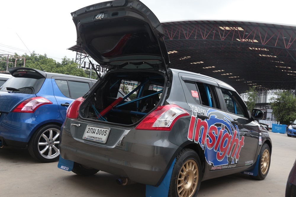 รถแต่ง Suzuki Swift Rally Style  จากงาน Option Fest