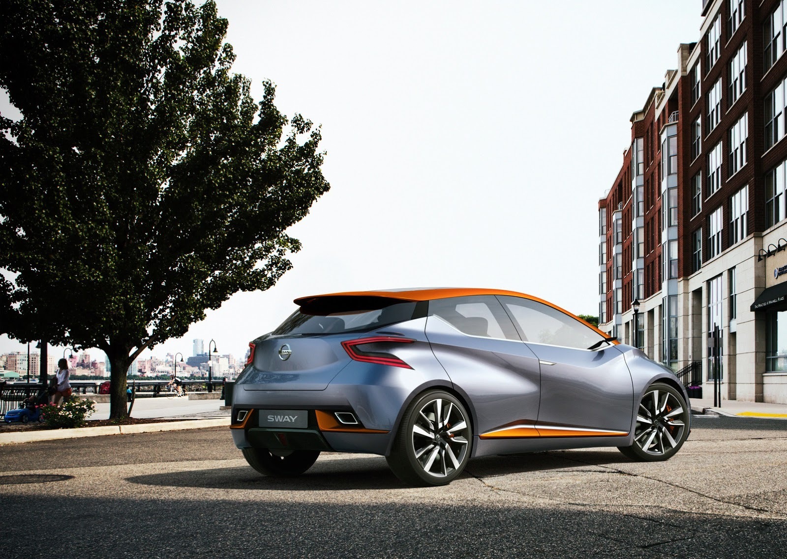 รถยนต์ต้นแบบ   Nissan Sway Concept
