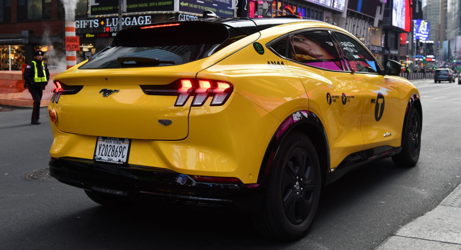 Ford Mustang Mach-E Yellow Cab