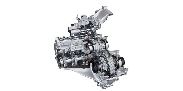 New six-speed manual transmission